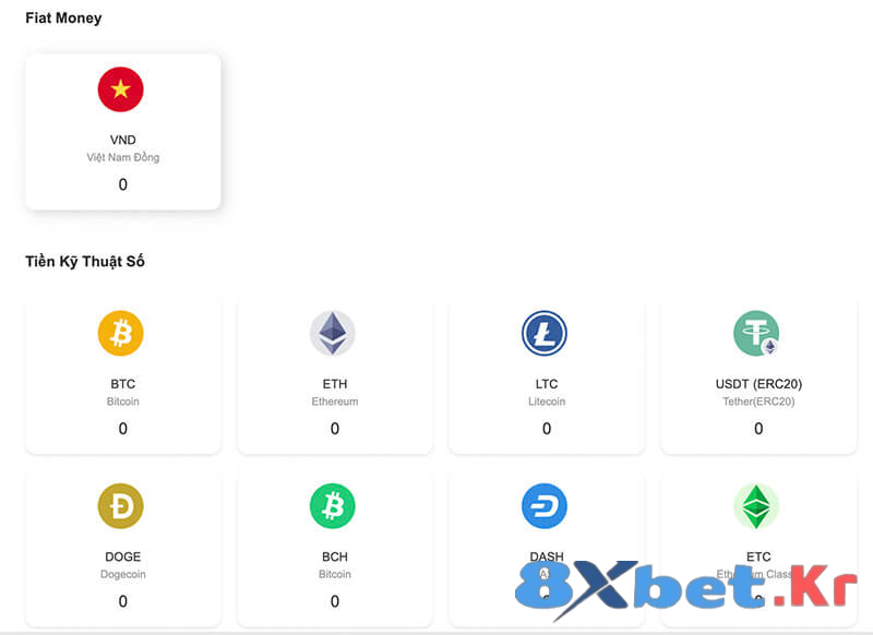 Rút tiền kỹ thuật số trên 8Xbet